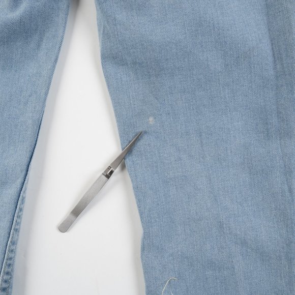 FREE PEOPLE light wash distressed skinny jeans size 27 - Picture 11 of 12